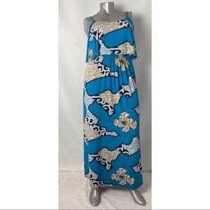 Tbagslosangeles Women's Popover Maxi Dress Sz S